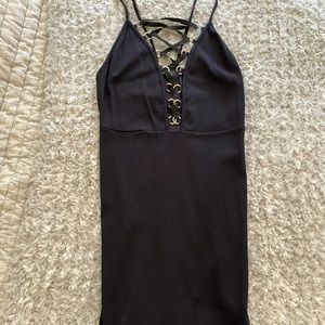 Topshop corset mini dress